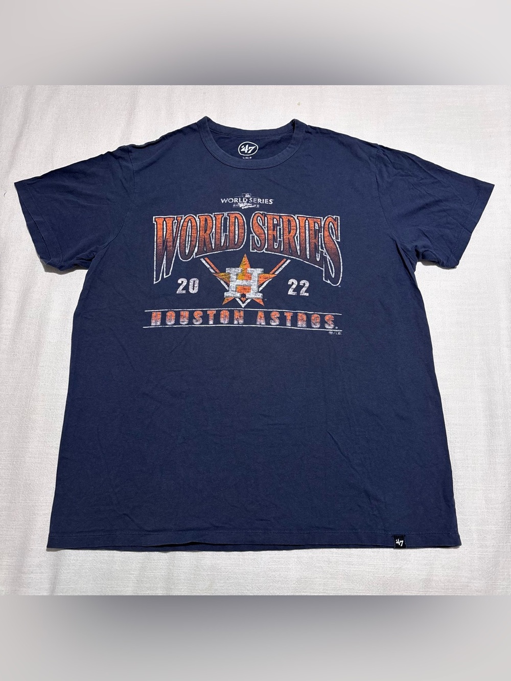 Men’s ‘47 Brand Houston Astros 2022 World Series Champions Tee | Navy | Sz Large